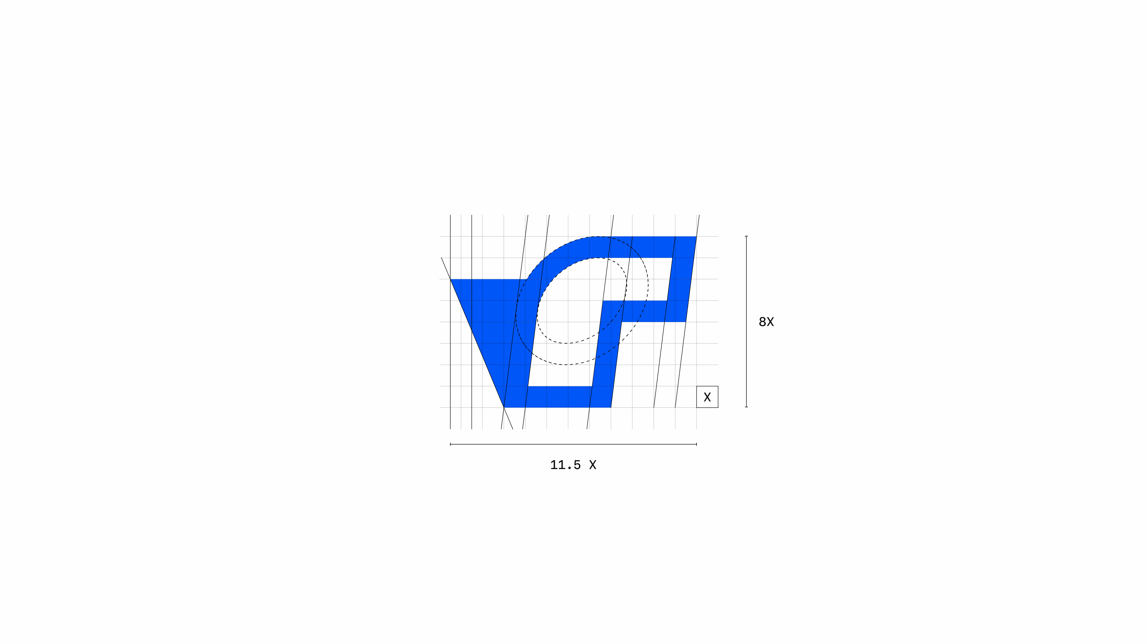 Rebill logo lockups shown across four color combinations—navy, white, and bright blue—illustrating the flexible, Stripe-grade visual identity system Kundo Studio designed for the LATAM payments platform.